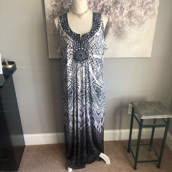 Apt 9 1X long dress Date night baby shower career business casual comfortable - Picture 1 of 4